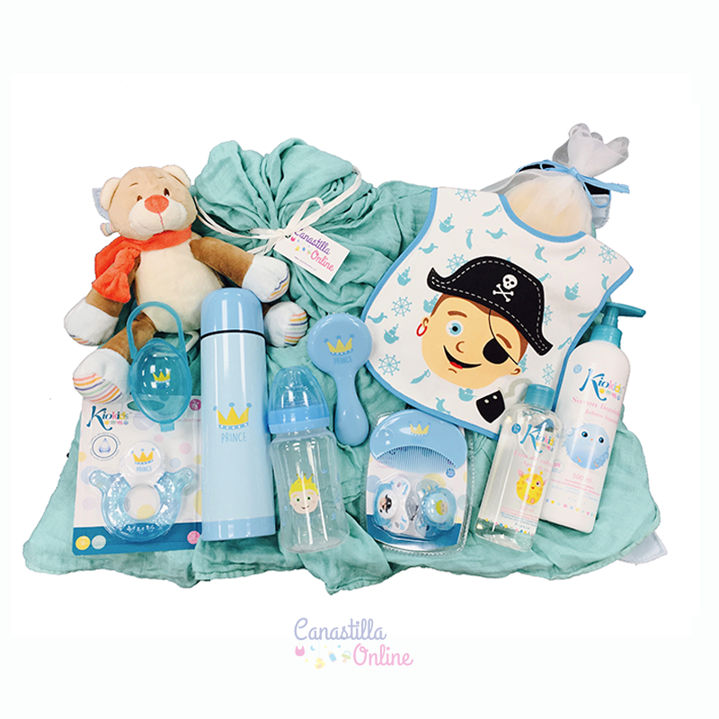 Canastilla Pequeño Príncipe Azul - cesta bebe- cesta para bebe- canastilla  bebe - regalo recién nacido : : Bebé